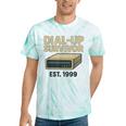 Dial Up Survivor Retro 90s Internet Nostalgia Tie-Dye T-Shirts Mint Tie-Dye