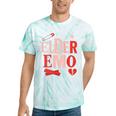 Elder Emo Retro Punk Typography Nostalgia Tie-Dye T-Shirts Mint Tie-Dye