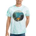 Fish Bowl Frutiger Aero Y2K Retro Vibes Tie-Dye T-Shirts Mint Tie-Dye