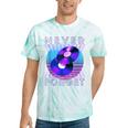 Never Forget Retro 80s 90s Nostalgia Tie-Dye T-Shirts Mint Tie-Dye