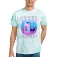 Never Forget Retro 80s 90s Nostalgia Tie-Dye T-Shirts Mint Tie-Dye