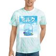 Frutiger Aero Aesthetic Tech Kawaii Milk Underwater Fishes Tie-Dye T-Shirts Mint Tie-Dye