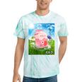 Frutiger Aero Aesthetic Tech Kawaii Strawberry Milk Fishes Tie-Dye T-Shirts Mint Tie-Dye