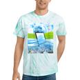 Frutiger Aero Aesthetic Tech Water Fishes Monitor Screen Tie-Dye T-Shirts Mint Tie-Dye Frutiger Aero Aesthetic Tech Water Fishes Monitor Screen Tie-Dye T-Shirts Mint Tie-Dye