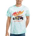 Hotrod Vintage Style Car Nostalgia Hotrod Distressed Premium Tri-Blend Tie-Dye T-Shirts Mint Tie-Dye
