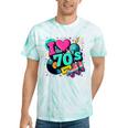 I Love The 70s Retro Cassette Roller Vinyl Disco Nostalgia Premium Tri-Blend Tie-Dye T-Shirts Mint Tie-Dye