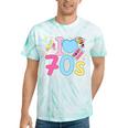 I Love 70's Retro Style Nostalgia Vibe 1970's Party Premium Tri-Blend Tie-Dye T-Shirts Mint Tie-Dye