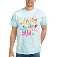 I Love The 90'S 90s Retro Nostalgia Premium Tri-Blend Tie-Dye T-Shirts Mint Tie-Dye