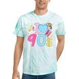 I Love 90's Retro Style Nostalgia Vibe 1990's Party Tie-Dye T-Shirts Mint Tie-Dye