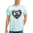 Mixed Tape Emotions Music Lover Nostalgia Quote Tie-Dye T-Shirts Mint Tie-Dye