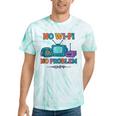No Wi-Fi No Problem – Retro Dial Up Tech Nostalgia Tie-Dye T-Shirts Mint Tie-Dye