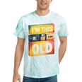 Im This Old Retro 80s 90s VHS Cassette Floppy Disk Nostalgia Tie-Dye T-Shirts Mint Tie-Dye
