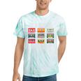 Old School Playlist Nostalgia Vibes Cassette Tie-Dye T-Shirts Mint Tie-Dye