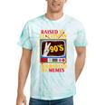 Raised By Television Corrupted By Memes Internet Nostalgia Tie-Dye T-Shirts Mint Tie-Dye