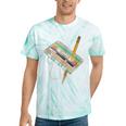 Retro Cassette And Pencil 80s 90s Nostalgia Music Lover Tie-Dye T-Shirts Mint Tie-Dye