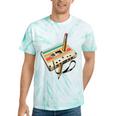 Retro Cassette Tape & Pencil Rewind Nostalgia Party 80s 90s Premium Tie-Dye T-Shirts Mint Tie-Dye