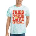 Retro Fast Food Nostalgia Vintage Diner Fries Shakes Burgers Tie-Dye T-Shirts Mint Tie-Dye