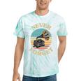 Retro Grammophone Never Forget Nostalgia Vintage Tie-Dye T-Shirts Mint Tie-Dye