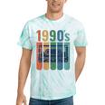 Retro Nineties Style Audio Tape Nostalgia Year 1990 Tie-Dye T-Shirts Mint Tie-Dye