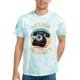 Retro Phone Never Forget Nostalgia Vintage Raglan Baseball Tee Tie-Dye T-Shirts Mint Tie-Dye