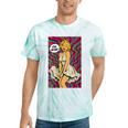Retro Pop Art Vintage Style Blonde Psychedelic 50s Nostalgia Tie-Dye T-Shirts Mint Tie-Dye