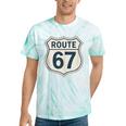 Retro Route 67 Highway Sign Vintage Road Nostalgia Tie-Dye T-Shirts Mint Tie-Dye Retro Route 67 Highway Sign Vintage Road Nostalgia Tie-Dye T-Shirts Mint Tie-Dye