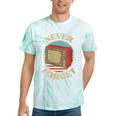 Retro TV Never Forget Nostalgia Vintage Tie-Dye T-Shirts Mint Tie-Dye