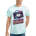 Rewind Good Times Retro VHS Tape Nostalgia 80s 90s Premium Tri-Blend Tie-Dye T-Shirts Mint Tie-Dye
