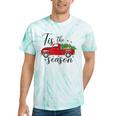 Tis The Season Holiday Nostalgia Red Truck Tie-Dye T-Shirts Mint Tie-Dye