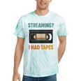 VHS Cassette Tape Retro 80s 90s Nostalgia Tie-Dye T-Shirts Mint Tie-Dye