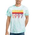 Vintage 1997 Retro Style 90's Born Nostalgia Vibes Birthday Tie-Dye T-Shirts Mint Tie-Dye