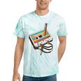 Vintage Cassette Tape And Pencil Nostalgia Party 70s 80s 90s Premium Tie-Dye T-Shirts Mint Tie-Dye