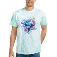 Women's Frutiger Aero Y2K Fish Tie-Dye T-Shirts Mint Tie-Dye