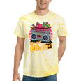 1980s 80s Reunion Nostalgia Memories Music School Grew Up Premium Tri-Blend Tie-Dye T-Shirts Yellow Tie-Dye