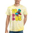 1985 Retro Raised In The 80s Old School Nostalgia Vibes Tie-Dye T-Shirts Yellow Tie-Dye