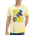 1988 Retro Raised In The 80s Old School Nostalgia Vibes Tie-Dye T-Shirts Yellow Tie-Dye