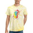80s Nostalgia Soda Can Tie-Dye T-Shirts Yellow Tie-Dye