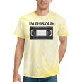 80s VHS Video Cassette Nostalgia Tie-Dye T-Shirts Yellow Tie-Dye