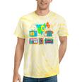 80's Vintage Cassette Tape Nostalgia Mixtape Era 1980s Retro Tie-Dye T-Shirts Yellow Tie-Dye
