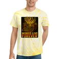 Antiques Collector Writing Retro Nostalgia Curiosity Tie-Dye T-Shirts Yellow Tie-Dye