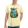 Aqua In The Skies Frutiger Aero Tie-Dye T-Shirts Yellow Tie-Dye