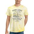 Automotive Nostalgia Classic Car Cruise-In Distressed Premium Tri-Blend Tie-Dye T-Shirts Yellow Tie-Dye