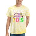 Back To The 70's Mixtape Era Nostalgia Retro 1970 70's Style Tie-Dye T-Shirts Yellow Tie-Dye