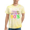 Back To The 90's Mixtape Era Nostalgia Retro 1990 90's Style Premium Tri-Blend Tie-Dye T-Shirts Yellow Tie-Dye