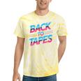 Back To Tapes Retro Cassette Mixtape 80s Nostalgia Tie-Dye T-Shirts Yellow Tie-Dye