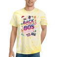 Back To-The 80 s Christmas Retro Cassette Boombox Nostalgia Tie-Dye T-Shirts Yellow Tie-Dye