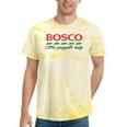 Bosco Little Puppets Help Irish Nostalgia Retro 80s Premium Tri-Blend Tie-Dye T-Shirts Yellow Tie-Dye