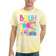 Bruh This Is My 80's Costume Nostalgia Mixtape 80s 90s Party Tie-Dye T-Shirts Yellow Tie-Dye
