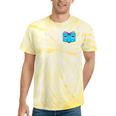 Bytes Of Memories Digital Nostalgia Concept Line Tie-Dye T-Shirts Yellow Tie-Dye