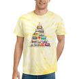 Cassette Tape Christmas Tree Graphic 80s 90s Retro Nostalgia Tie-Dye T-Shirts Yellow Tie-Dye Cassette Tape Christmas Tree Graphic 80s 90s Retro Nostalgia Tie-Dye T-Shirts Yellow Tie-Dye